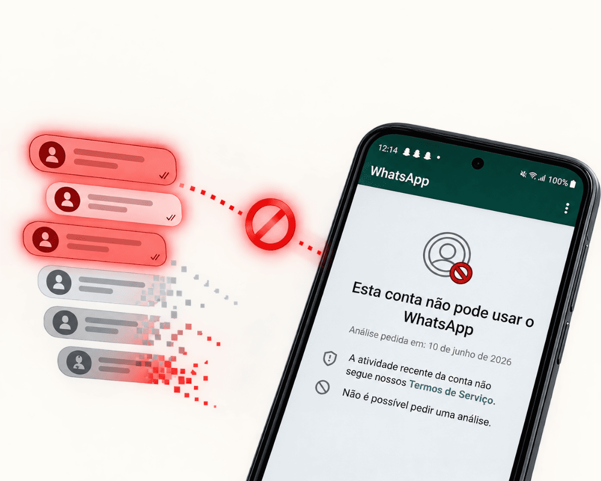 WhatsApp bloqueado por excesso de leads